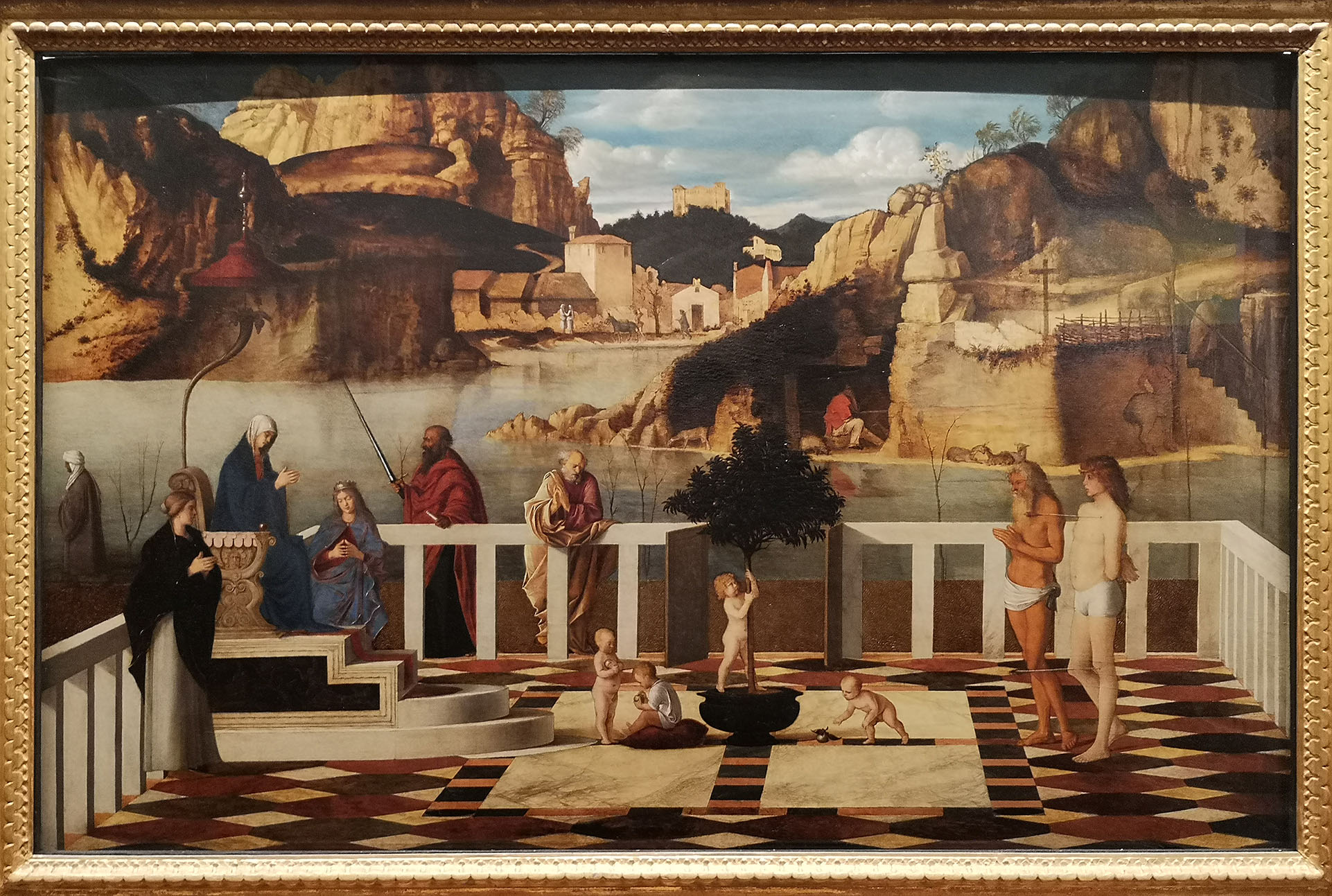 Image with Giovanni Bellini's Holy Allegory blog Thom Puckey